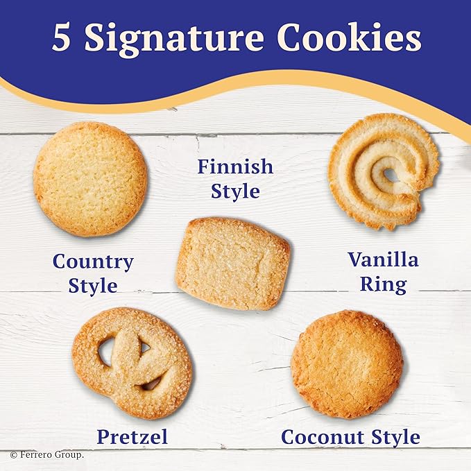 Royal Dansk Danish Butter Cookies, 48oz Exclusive Tin, Traditional Assortment, Made with Real