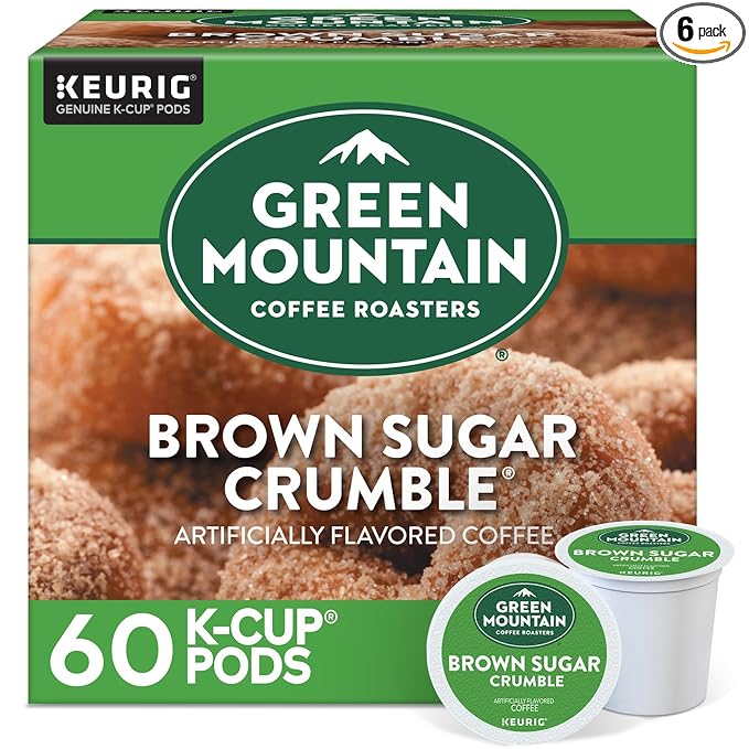 Green Mountain Coffee Roasters Brown Sugar Crumble Keurig Single-Serve K-Cup pods, Medium Roast