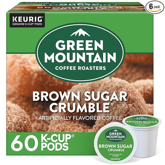 Green Mountain Coffee Roasters Brown Sugar Crumble Keurig Single-Serve K-Cup pods, Medium Roast