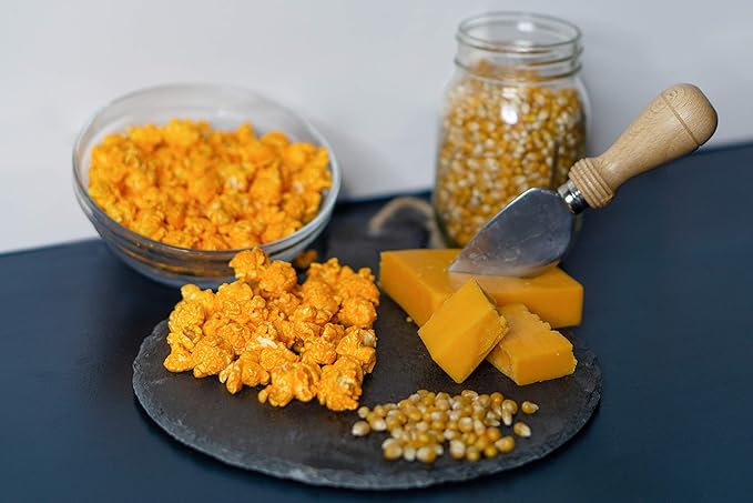 Pop?셄 Popcorn Cheddar Cheese Popcorn - 12 oz Cheesy Pop Corn Flavored Snacks for Movie Night or