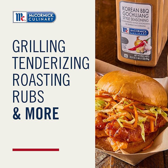 McCormick Culinary Seasoning, Korean BBQ Gochujang Style, No MSG Added, Gluten Free, For Culinary &
