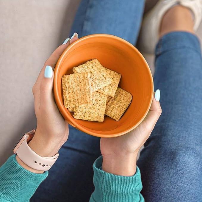 Triscuit Four Cheese & Herb Whole Grain Wheat Crackers, Lunch Snacks, Bulk Snack Crackers, 6 - 8.5