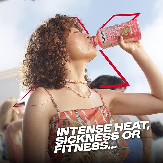 SueroX Sugar Free Sports Drink for Hydration and Recovery, Electrolyte Hydration Drink with 8 Ions
