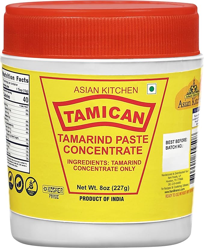 Asian Kitchen Tamarind Concentrate 8oz (227g) ~ Gluten Free, No added sugar | All Natural | Vegan |