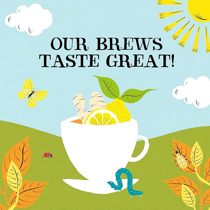 Clipper Tea Lemon & Ginger Teabags ??Caffeine Free, USDA Organic, Great Hot or Iced ??Aromatic