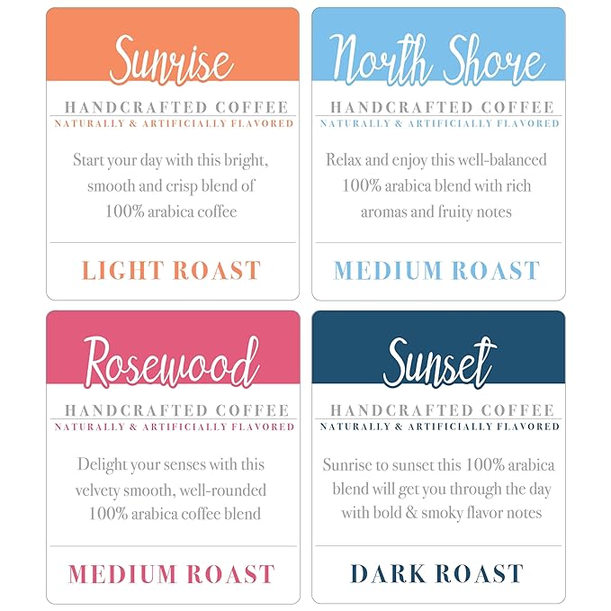 Highland Park Coffee Single Serve Coffee Pods Compatible with Keurig K Cup Brewers, Variety Pack