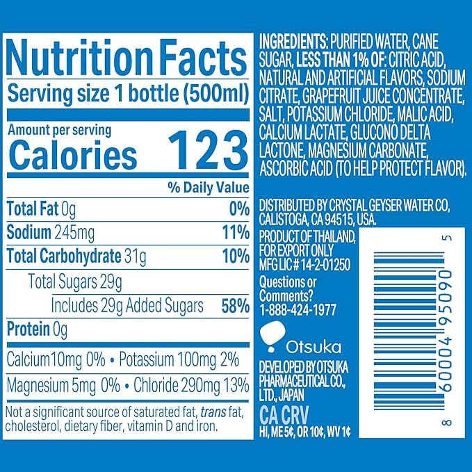 Pocari Sweat PET Bottles - The Water and Electrolytes that Your Body Needs, Japans Favorite