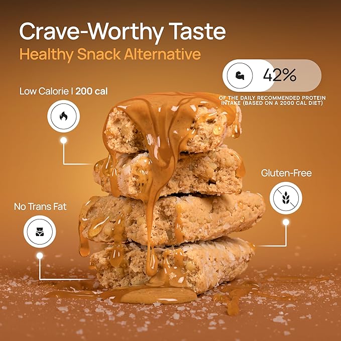 ProGo Protein Bars, Low Sugar, High Protein Snacks (22g) - 95% Pure Isolate for Faster Muscle