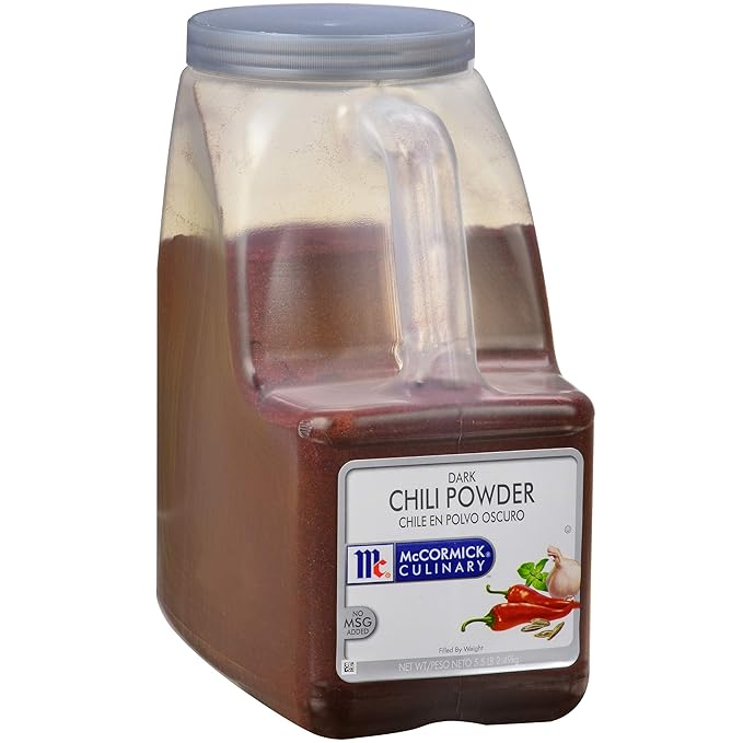 McCormick Culinary Dark Chili Powder, 5.5 lb - One 5.5 Pound Container of Bulk Dark Chili Powder