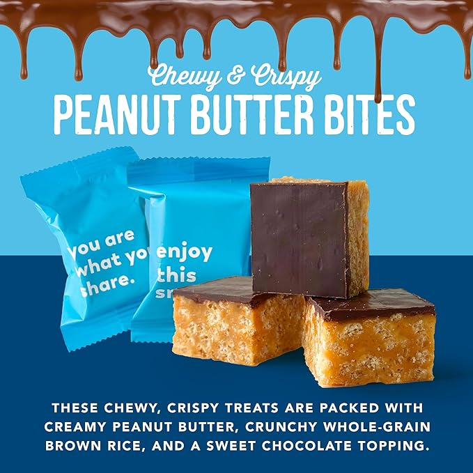 For Noshers Only - Peanut Butter Bites - Kosher Dairy Free Vegan Gluten Free Chocolate Peanut