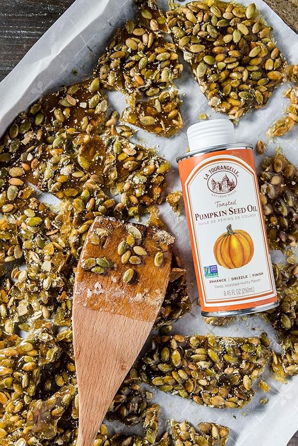 La Tourangelle, Toasted Pumpkin Seed Oil, Great for Cooking, Salad Dressings, Pastas, and Spreads