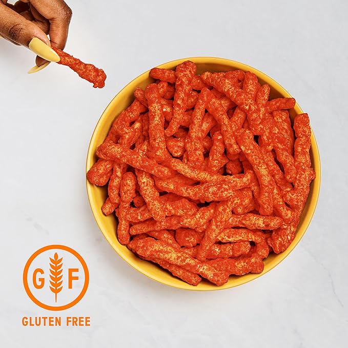 Cheetos Cheese Flavored Snacks, Flamin' Hot Crunchy, 1 Ounce (Pack of 40)
