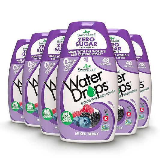 SweetLeaf Water Drops, Mixed Berry ??Sugar-Free Water Enhancer Drops, Stevia & Monk Fruit Sweetener