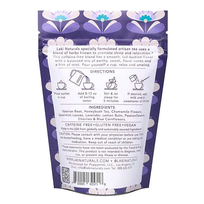 Dreamy Night Sleep Tea (1.65 oz, Pack of 18 Tea Bags) ??Sleepytime Calming Caffeine Free Tea Herbal
