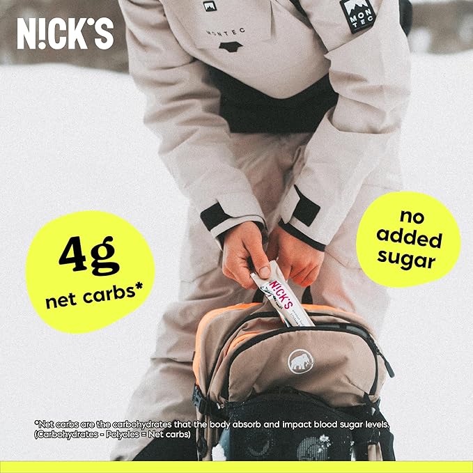 Nick?™s Peanut Butter Protein Bars ??12-Count Box | High Protein, Low Calories, Low Carbs, Keto