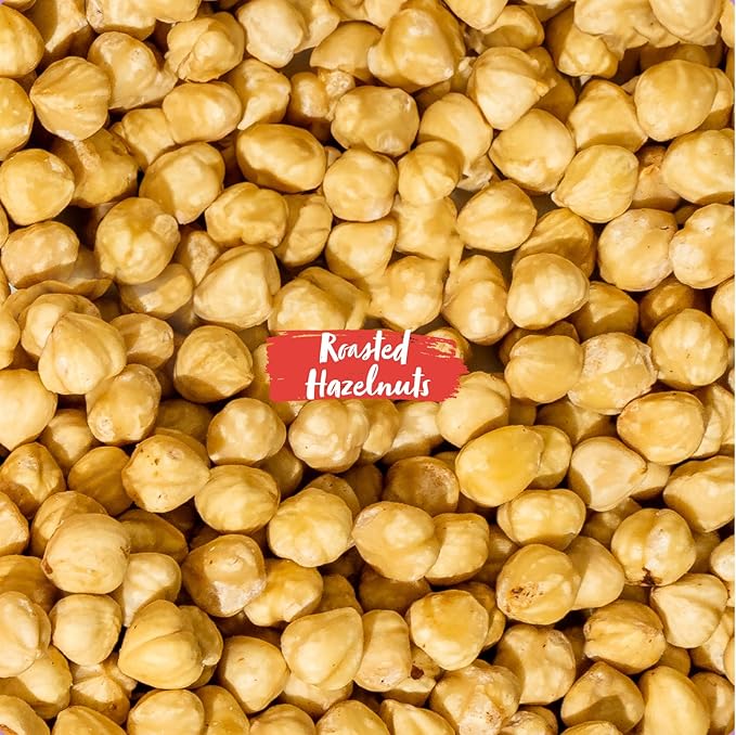 Nature’s Garden Roasted Hazelnuts – 26oz, Whole Roasted Hazelnuts, Raw Bulk Hazelnuts, High Fiber