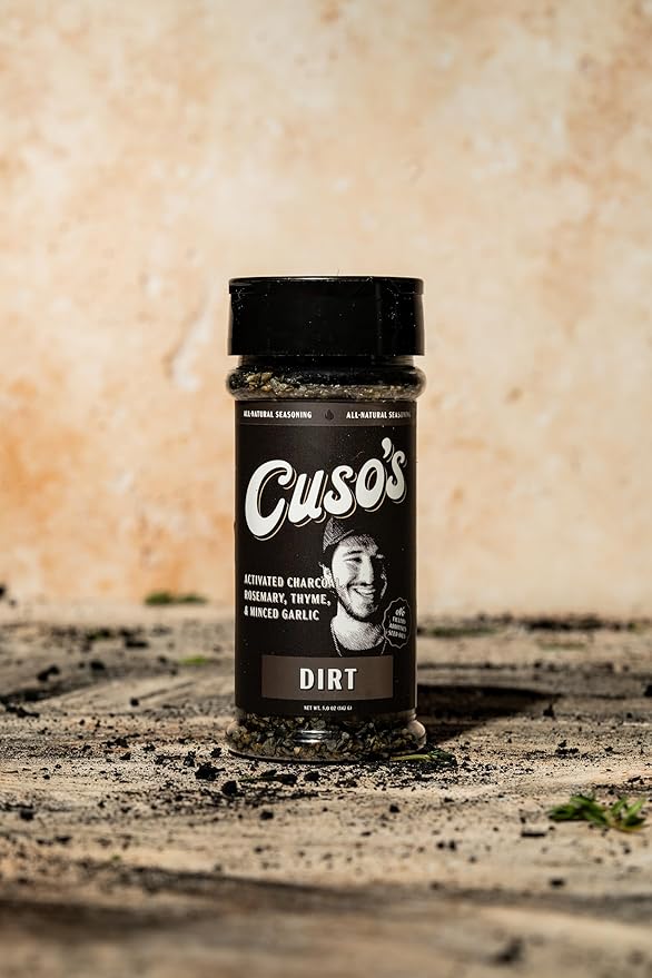 Cuso’s Dirt® BBQ Seasoning - Dirt Rub - Bold Steak & Brisket Seasoning for Smoking - Dry Rub for