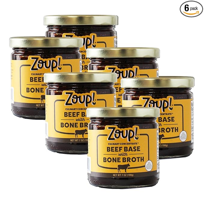 Zoup! Good, Really Good Beef Bone Broth Culinary Concentrate, 6-Pack, 7 Oz Each