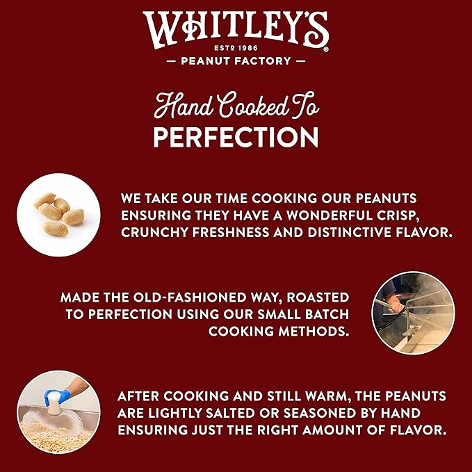 Whitley?셲 Salt & Ground Pepper Virginia Peanuts ??Super Extra Large 'Home Cooked' Virginia Peanuts