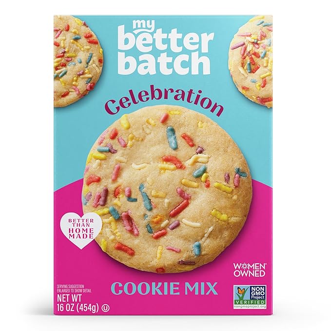 My Better Batch, Celebration Sprinkle Cookie Mix, Simple Cookie Recipe, Celebration Sprinkle