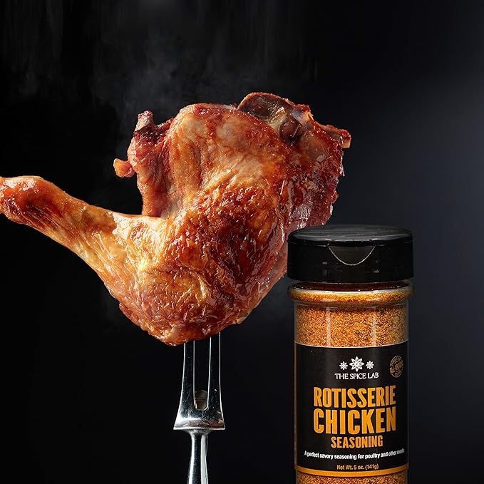 The Spice Lab Rotisserie Chicken Seasoning - Flavorful & Savory Homestyle, Chicken and Poultry Rub