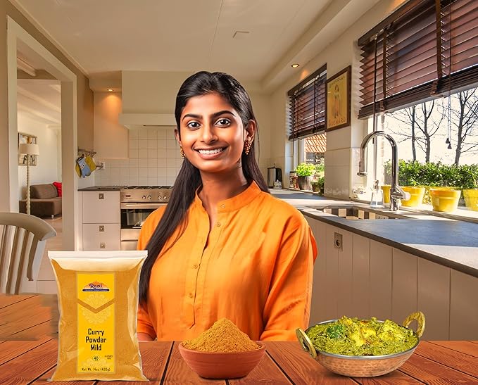 Rani Curry Powder Mild (10-Spice Authentic Indian Blend) 14oz (400g) ~ All Natural | Salt-Free | NO