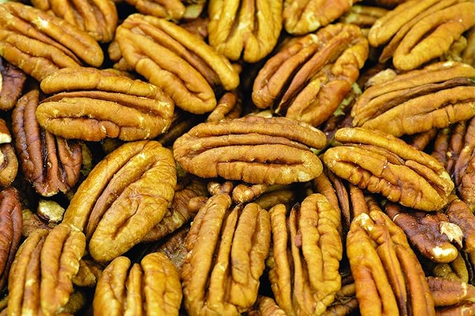 Whole, Shelled & Dry Roasted Georgia Pecans With Himalayan Salt (2 Lbs.) - Small Batch Roasted