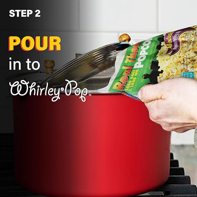 Wabash Valley Farms Popcorn Popping Kits -Less Salt Less Oil, Popcorn Kernels for Popcorn Machine