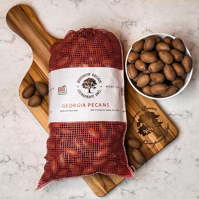 HUDSON PECAN: Georgia Grown Pecans, Classic In-Shell. Family-Owned, Premium Southern Unshelled