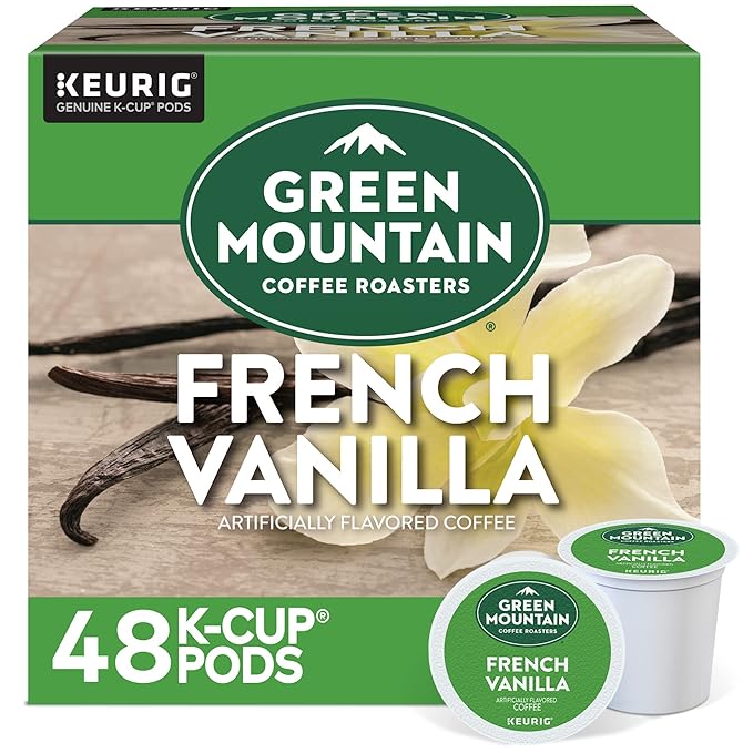 Green Mountain Coffee Roasters French Vanilla Coffee, Keurig Single-Serve K-Cup Pods, Light Roast