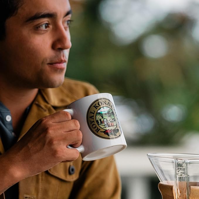 Royal Kona Vanilla Macadamia Flavored, 10% Kona Coffee Blend, Light-Roast Single-Serve Coffee Pods