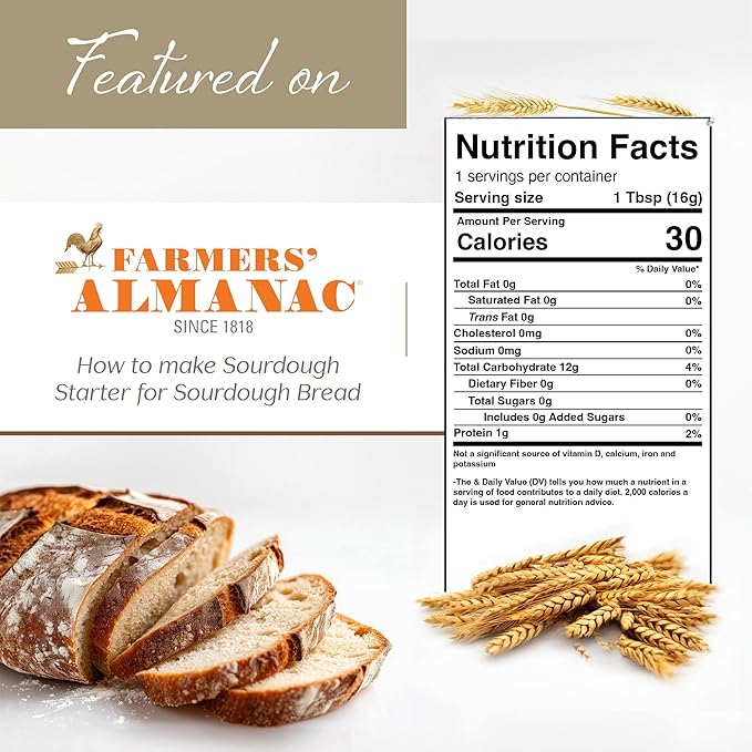 Shes Rooted Home Sourdough Starter Culture | Artisan Style Live Active Starter For Baking Sourdough
