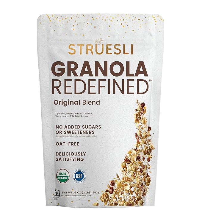 Struesli - Organic Original Granola Redefined | No Added Sweeteners, No Grains | Keto & Paleo