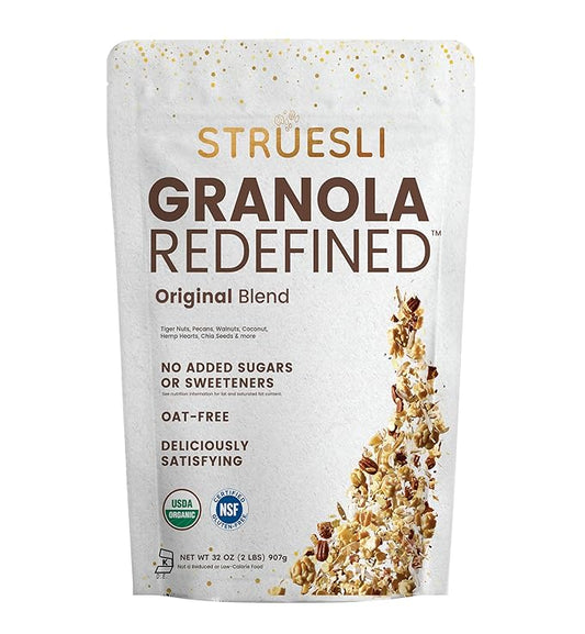 Struesli - Organic Original Granola Redefined | No Added Sweeteners, No Grains | Keto & Paleo