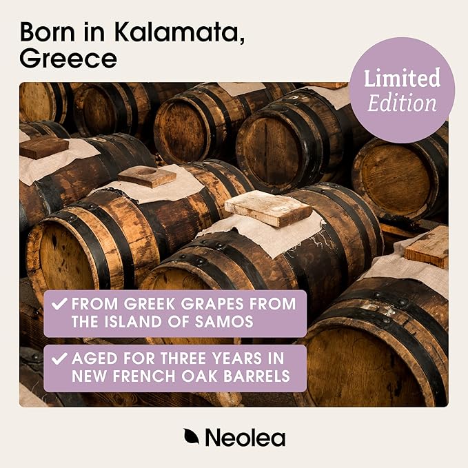 Neolea Chocolate Balsamic Vinegar from Greece - Aged 3 Years in French Oak Barrels - Made from