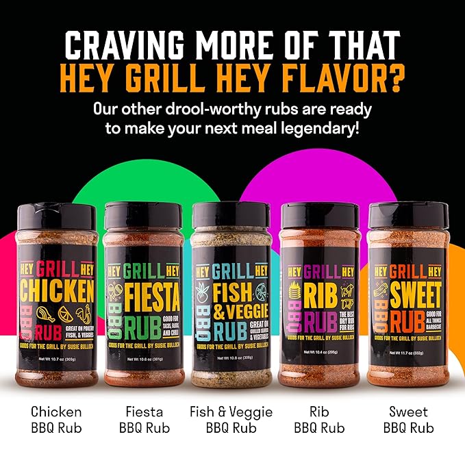 Hey Grill Hey | Beef Rub 11.7 oz | NBBQA Award Winning Rub. Geat brisket seasoning, burger