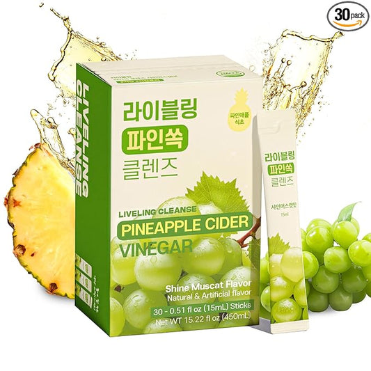 [Liveling] Pineapple Cider Vinegar Drink Stick ??ShineMuscat Flavor | Supports Digestion, Daily