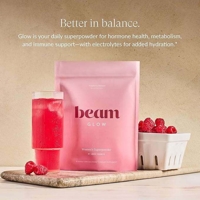 Beam Glow, Hormone Balance for Women, Thyroid Support for Women, Natural Hormone Support Powder