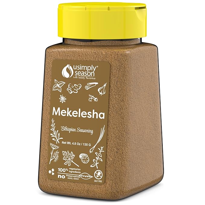 USimplySeason Mekelesha Spice, 4.8oz - Ethiopian Inspired Finishing Spice, Aromatic and Flavorful
