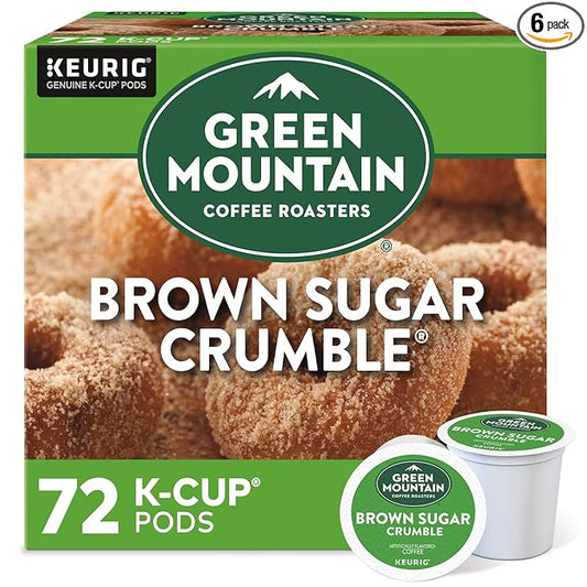 Green Mountain Coffee Roasters Brown Sugar Crumble Keurig Single-Serve K-Cup pods, Medium Roast