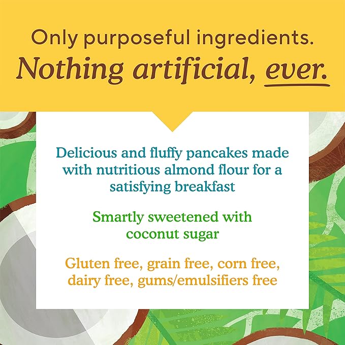 Simple Mills Almond Flour Pancake & Waffle Mix, Original - Gluten Free, Plant Based, Paleo