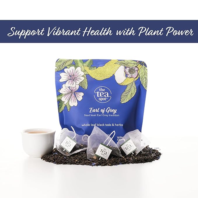 The Tea Spot Earl of Grey Black Tea with Citrus for Energy | Blend of Black Tea, Citrus Root