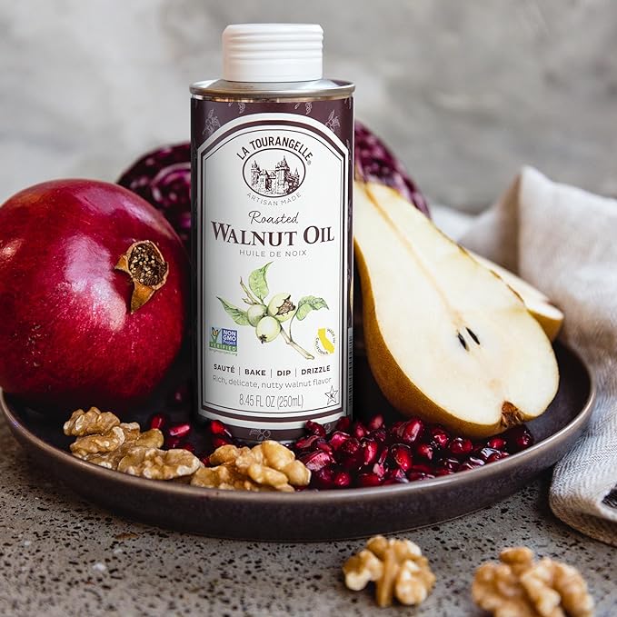 La Tourangelle, Roasted Walnut Oil, Plant-Based Source of Omega-3 Fatty Acid, Cooking, Baking, &
