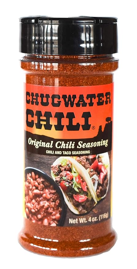 Chugwater Chili | Gourmet Chili Seasoning Mix & Taco Seasoning | 4oz Bottle | Wyoming State