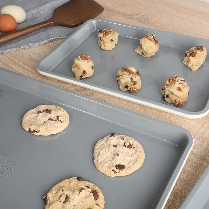 Sur La Table Kitchen Essentials Bake Sale 3-Piece Cookie Sheet Set – Nonstick Carbon Steel Baking