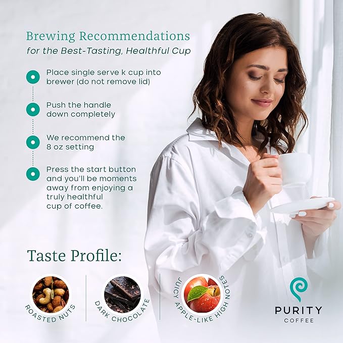 Purity Coffee FLOW Medium Roast Organic Coffee - USDA Certified Organic Specialty Grade Arabica