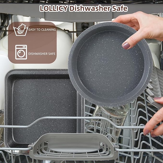11-Piece Nonstick Baking Pans Set - Professional Grade Carbon Steel Bakeware with Premium Coating
