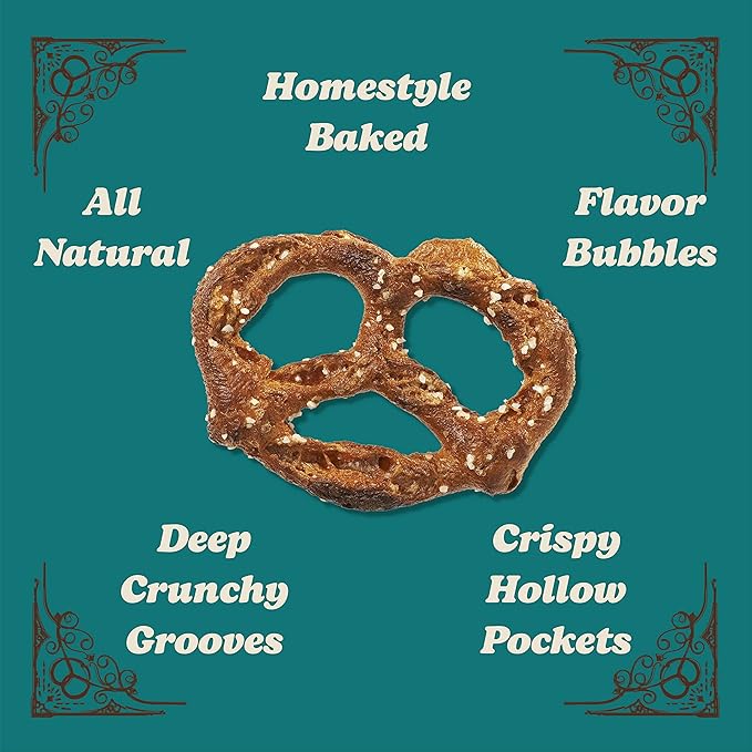 Unique Snacks Original Splits Pretzels, Delicious Homestyle Baked Snack Bag, OU Kosher, and Non-GMO