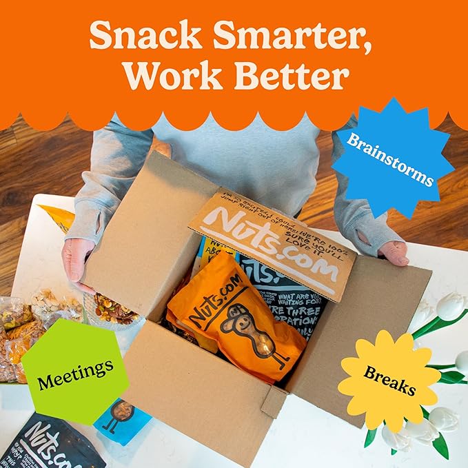 Nuts.com Office Bulk Nut-Free Box - 70 Count Assorted Variety Pack with Pretzels, Cheddar Whales