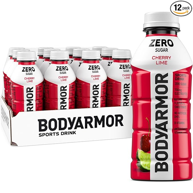 BODYARMOR ZERO Sugar Cherry Lime, Sugar Free Sports Drink - Low-Calorie Hydration - Natural Flavors